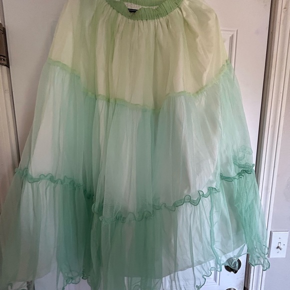Wildlings WDW Well Dressed Wolf Teal
Ombre tulle Maxi Skirt Size 10 (big Kidd) - Picture 2 of 4